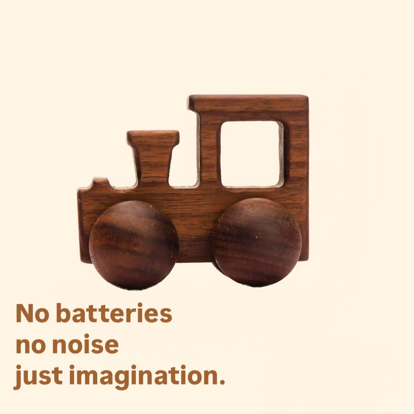 Wooden Cars, Truck and Train