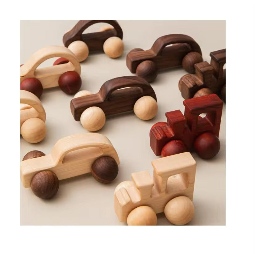 Wooden Cars, Truck and Train