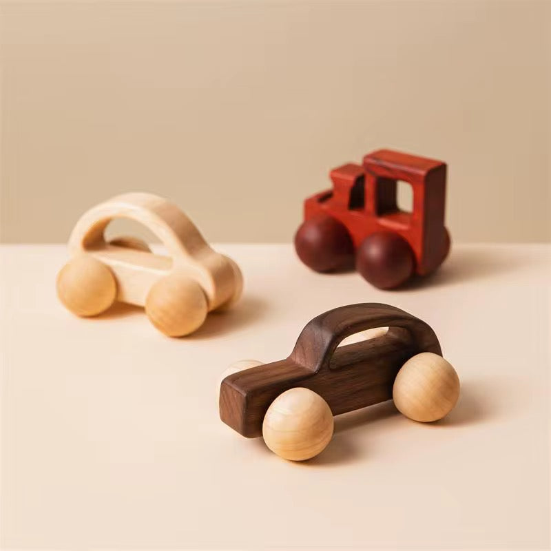 Wooden Cars, Truck and Train
