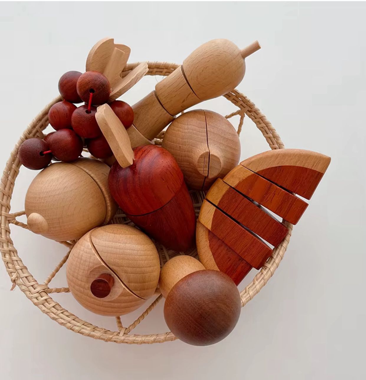 Wooden Play Kitchen Set