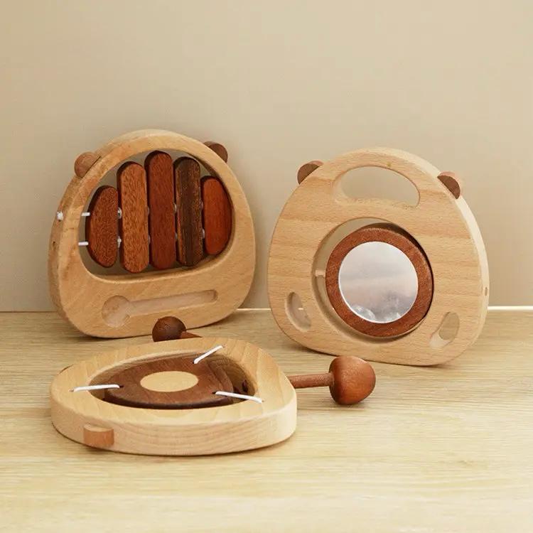 Wooden Rattle Musical Toy