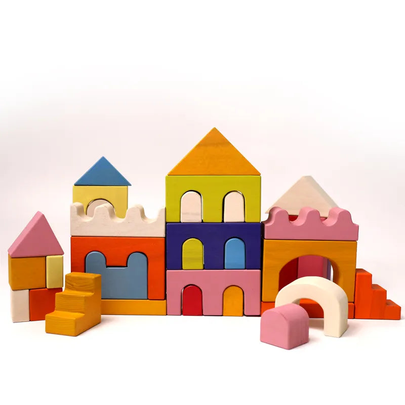 Wooden Castle Blocks