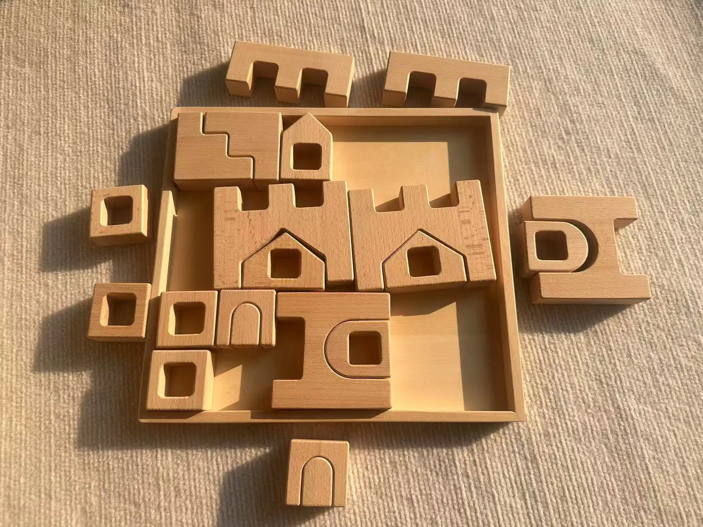 Wooden and Acrylic Building Blocks