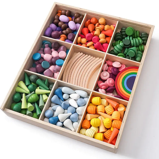 Wooden Rainbow Loose Pattern Set