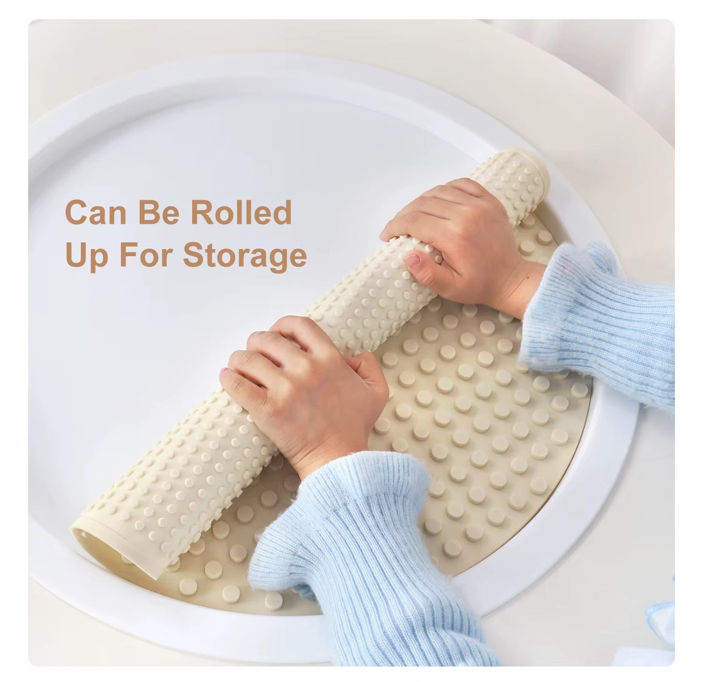 Silicone building blocks play mat