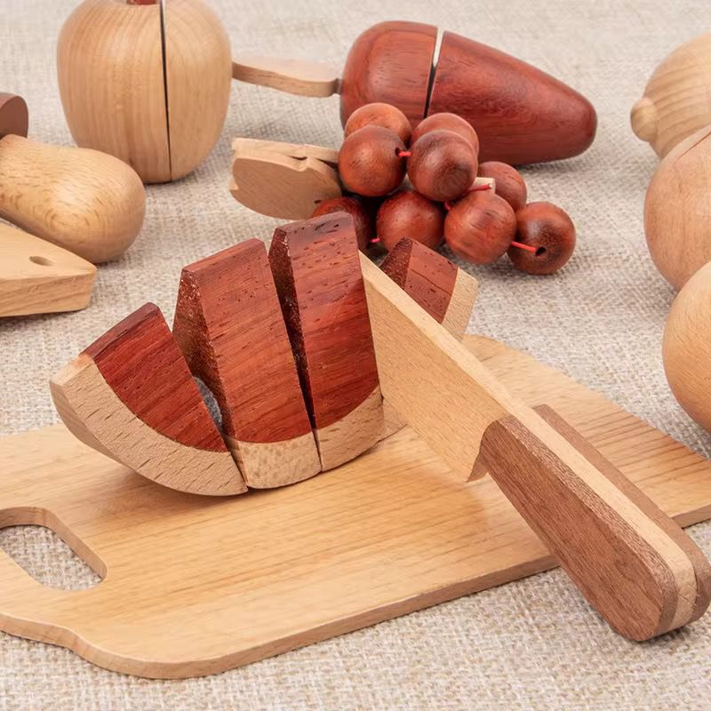 Wooden Play Kitchen Set