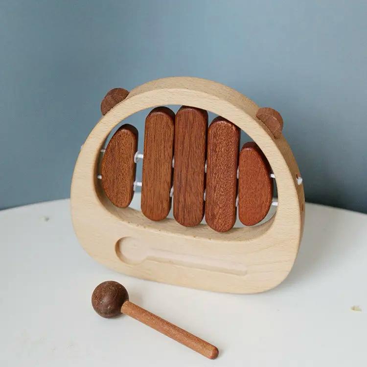 Wooden Rattle Musical Toy