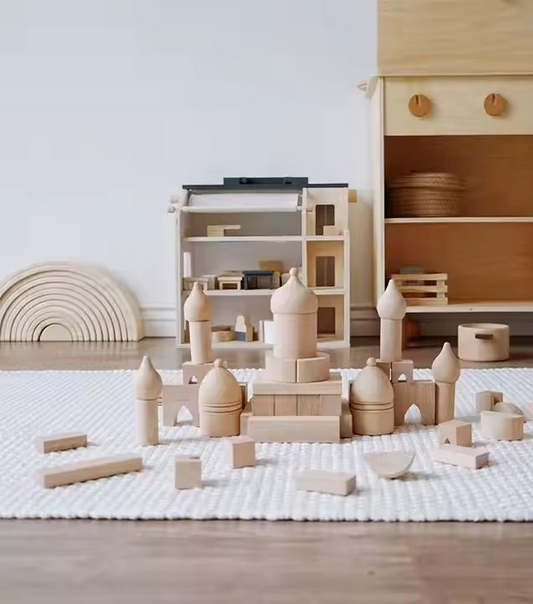 Wooden Mosque Building Blocks Set
