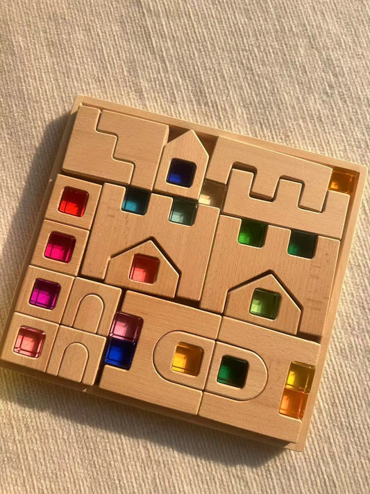 Wooden and Acrylic Building Blocks